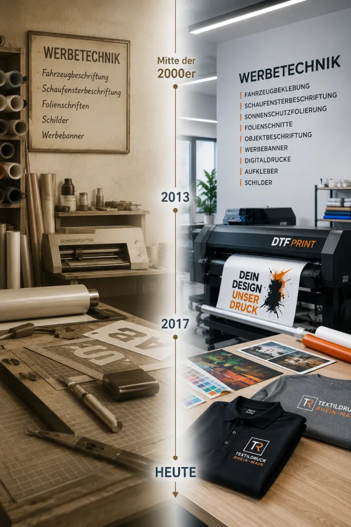 zeitreise las werbetechnik
