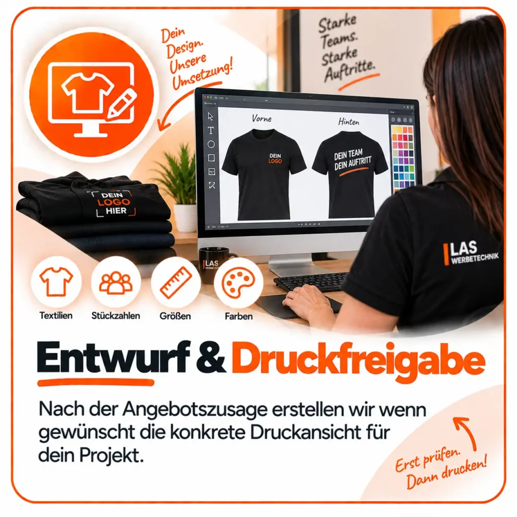 entwurf druckfreigabe textildruck rheinmain