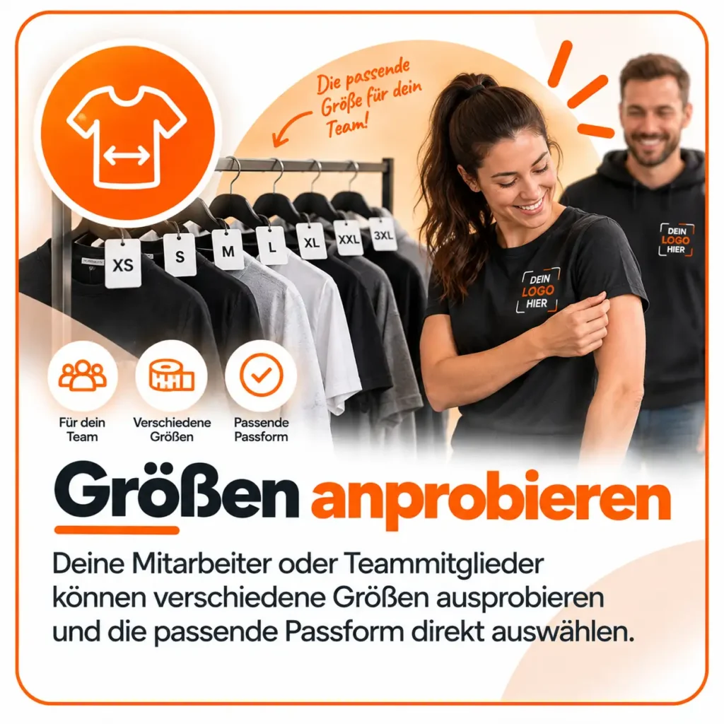 groessen anprobieren vor ort anprobe